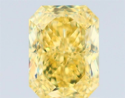 1.17 carat Fancy Intense Yellow-VVS1 Natūralus Radiant Deimantas (1)