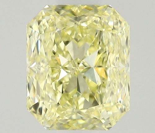 0.65 carat Fancy Yellow-VVS2 Natūralus Radiant Deimantas (1)
