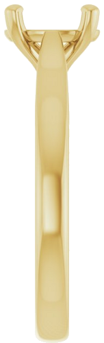 Sužadėtuvių Žiedas „Solitaire“ 585 Geltonojo Aukso Oval 8mm x 6mm (4)