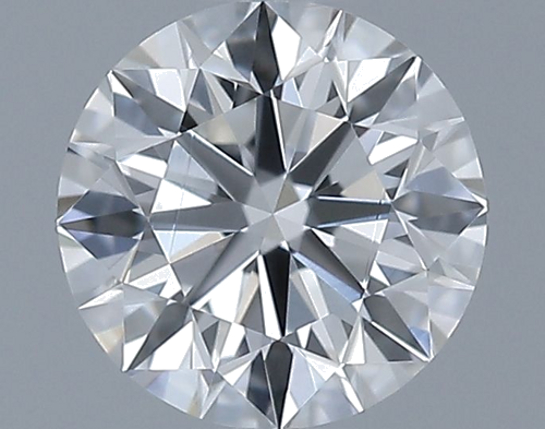 0.44 carat F-VVS2 Excellent cut Natūralus Round Deimantas (1)