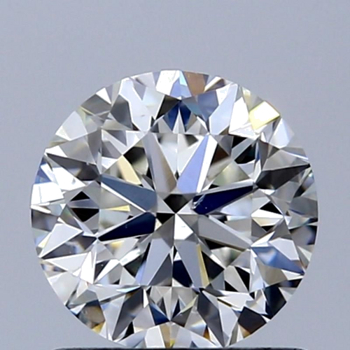 0.91 carat H-SI1 Very Good cut Natūralus Round Deimantas (1)