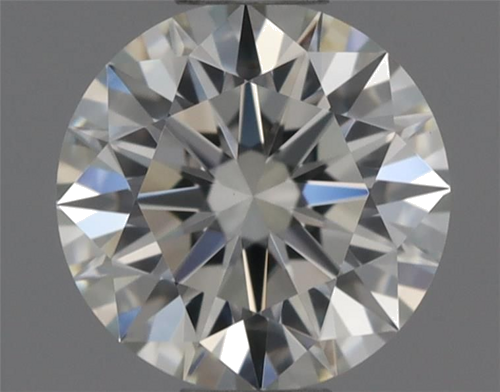 0.41 carat K-VVS2 Excellent cut Natūralus Round Deimantas (1)