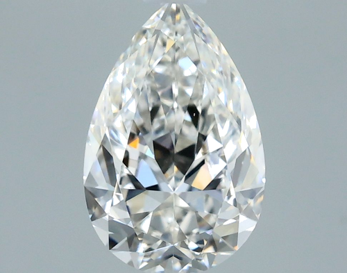 0.72 carat G-VS2 Natūralus Pear Deimantas (1)