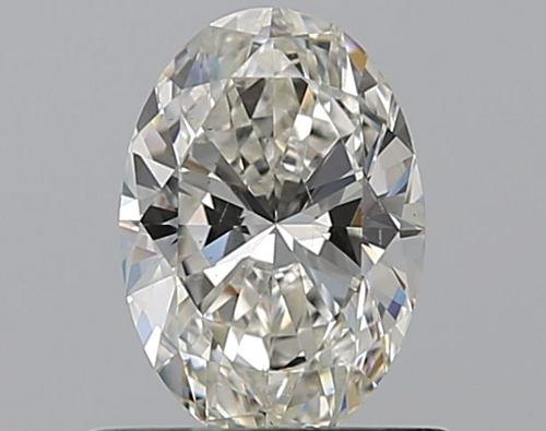 0.72 carat I-SI1 Natūralus Oval Deimantas (1)