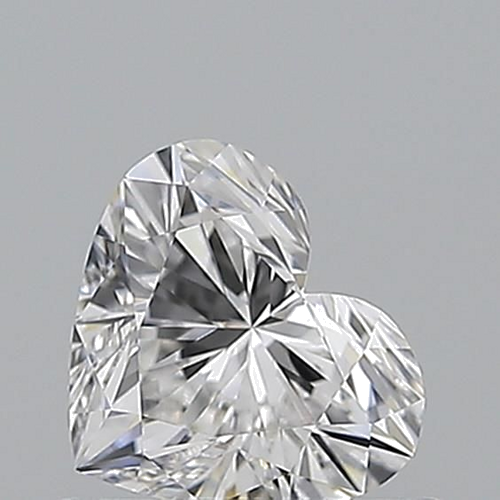 0.59 carat D-VVS2 Natūralus Heart Deimantas (1)