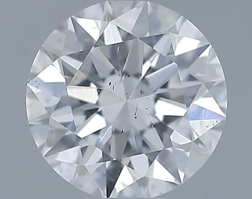 0.5 carat F-SI1 Excellent cut Natūralus Round Deimantas (1)