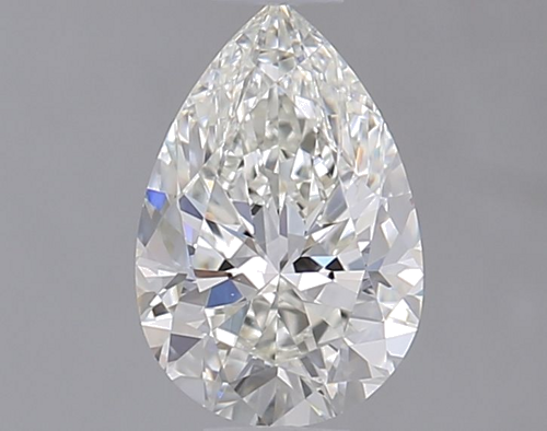 0.7 carat I-VVS2 Natūralus Pear Deimantas (1)