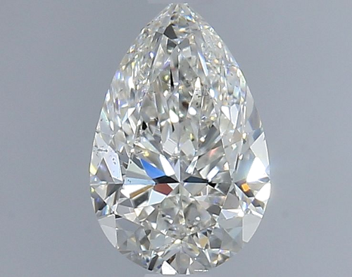 0.7 carat G-SI1 Natūralus Pear Deimantas (1)