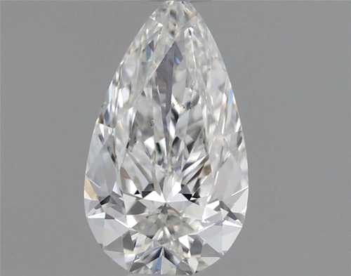 0.54 carat F-VS2 Natūralus Pear Deimantas (1)