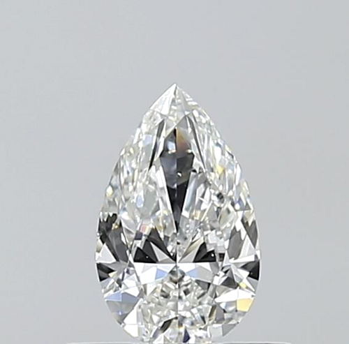 0.41 carat G-SI1 Natūralus Pear Deimantas (1)