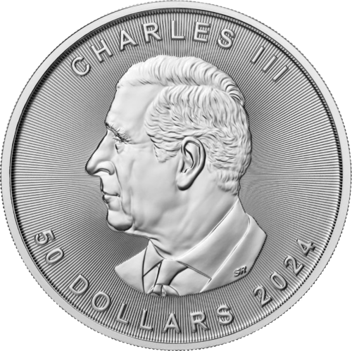 1 oz Klevo lapas 2024 Kanada Platininė moneta (2)