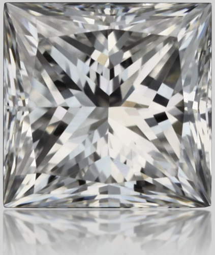 0.3 carat E-VS1 Natūralus Princess Deimantas (1)