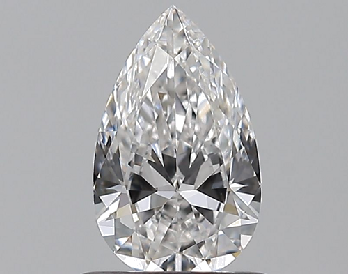 0.7 carat D-VS1 Natūralus Pear Deimantas (1)