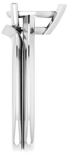 14K White 9x6 mm Pear V-Prong Engagement Ring Mounting (9)