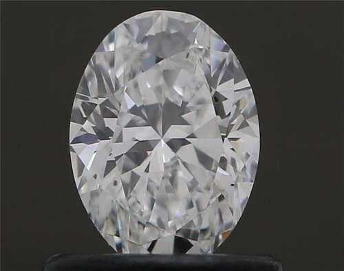 0.57 carat E-VS1 Natūralus Oval Deimantas (1)