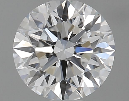 0.59 carat D-VVS1 Excellent cut Natūralus Round Deimantas (1)