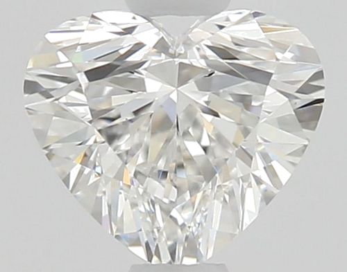 0.51 carat F-SI1 Natūralus Heart Deimantas (1)