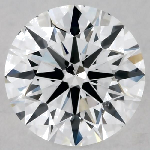 0.43 carat D-SI2 Excellent cut Natūralus Round Deimantas (1)