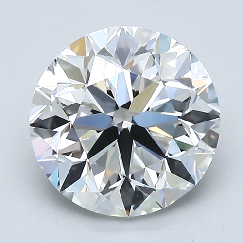 2.0 carat F-VVS2 GD cut Natūralus Round Deimantas (1)