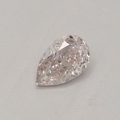 0.3 carat Faint Pink-SI1 Natūralus Pear Deimantas (1)