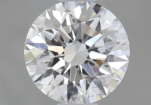 0.58 carat F-SI1 Excellent cut Natūralus Round Deimantas (1)