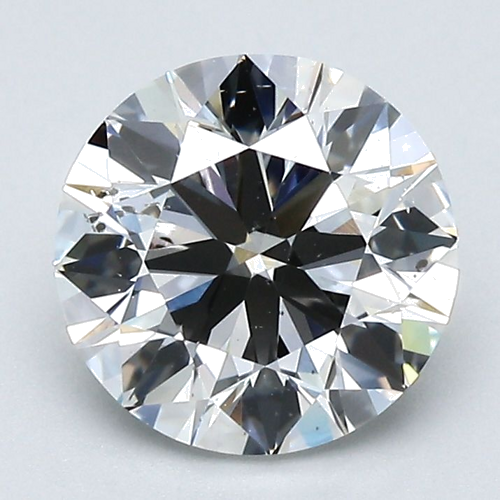 2.01 carat F-SI2 Very Good cut Natūralus Round Deimantas (1)