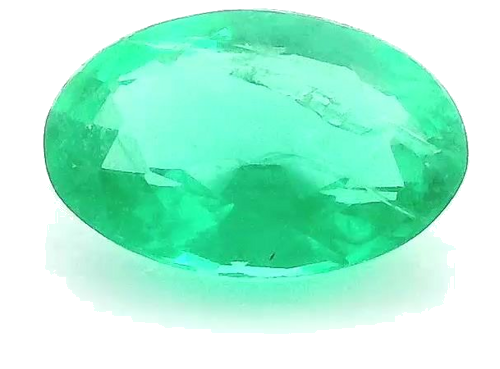 0.39 carat GREEN Oval Smaragdas (1)