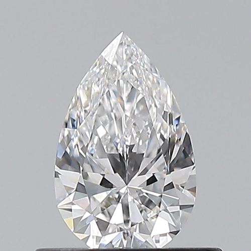 0.51 carat D-VVS2 Natūralus Pear Deimantas (1)