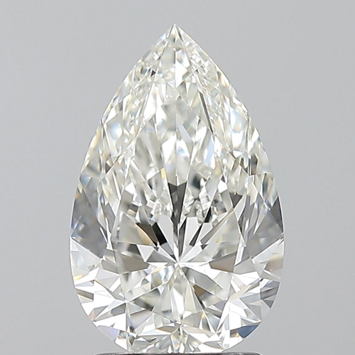 2.15 carat H-VS1 Natūralus Pear Deimantas (1)