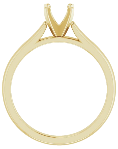Sužadėtuvių Žiedas „Solitaire“ 14k yellow gold Round 5.5mm (2)