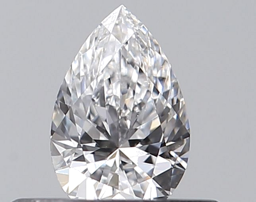 0.29 carat D-VVS2 Natūralus Pear Deimantas (1)