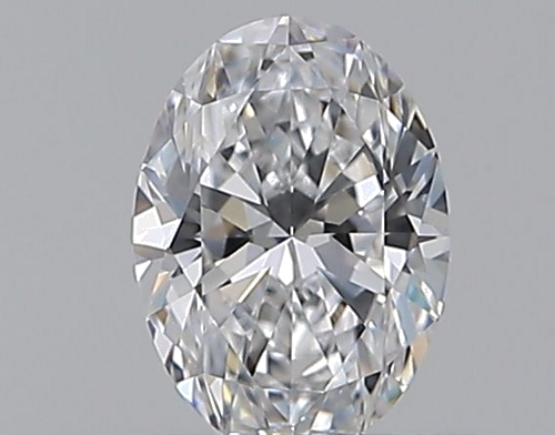0.35 carat D-VVS2 Natūralus Oval Deimantas (1)