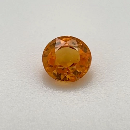 0.455 carat ORANGE Round Safyras (1)