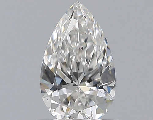 0.5 carat F-VS2 Natūralus Pear Deimantas (1)