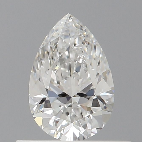 0.5 carat F-VVS1 Natūralus Pear Deimantas (1)