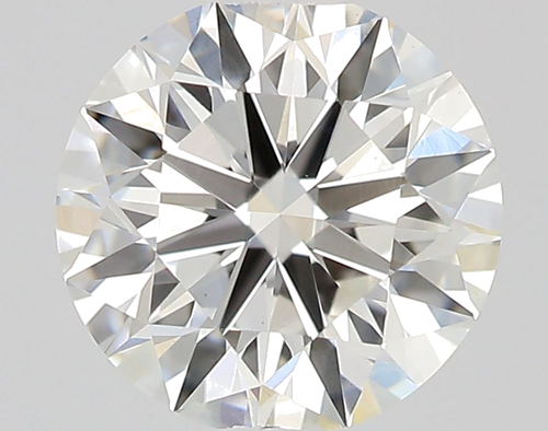0.5 carat F-VVS2 Excellent cut Natūralus Round Deimantas (1)