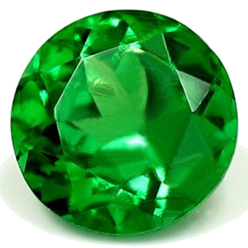 0.54 carat GREEN Round Garnet (1)