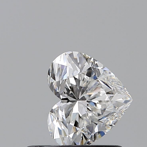 0.63 carat F-VS2 Natūralus Heart Deimantas (1)