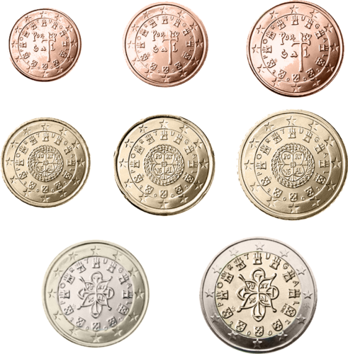 Portugalijos Euro monetų rinkinys (1)