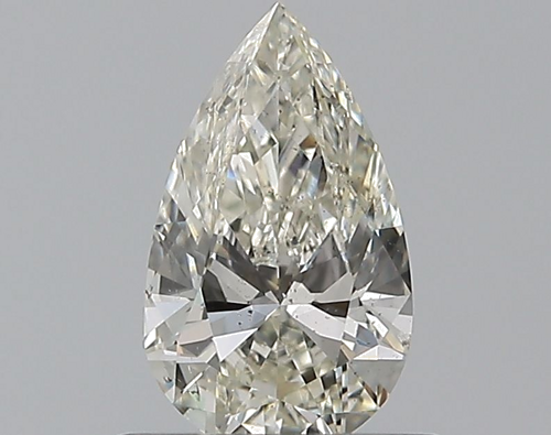 0.53 carat J-SI2 Natūralus Pear Deimantas (1)
