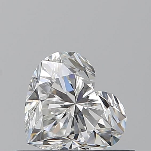 0.51 carat F-IF Natūralus Heart Deimantas (1)