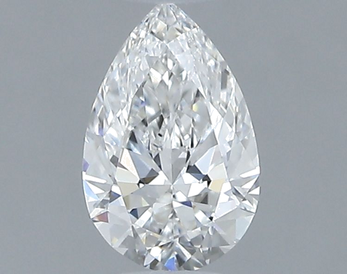 0.35 carat F-VVS1 Natūralus Pear Deimantas (1)