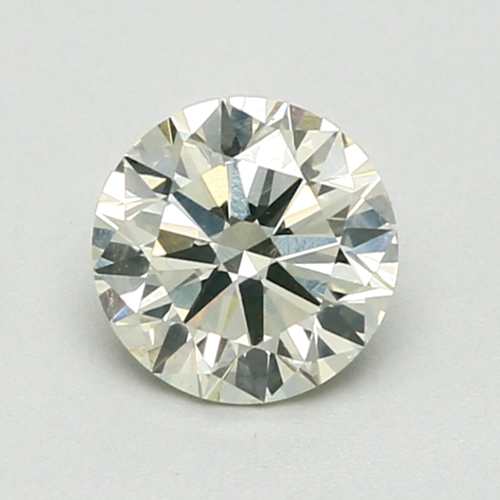 1.09 carat Light Greenish Green Yellow-VS1 GD cut Natūralus Round Deimantas (1)