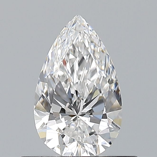 0.5 carat E-VS2 Natūralus Pear Deimantas (1)