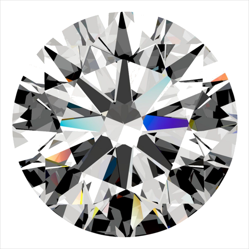 0.31 carat H-SI1 Excellent cut Natūralus Round Deimantas (1)