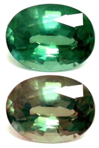 0.44 carat GREEN Oval Alexandrite (1)