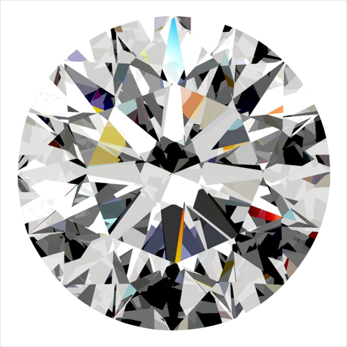 0.3 carat D-VS1 Excellent cut Natūralus Round Deimantas (1)