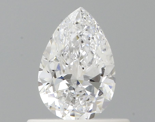 0.5 carat D-VVS2 Natūralus Pear Deimantas (1)