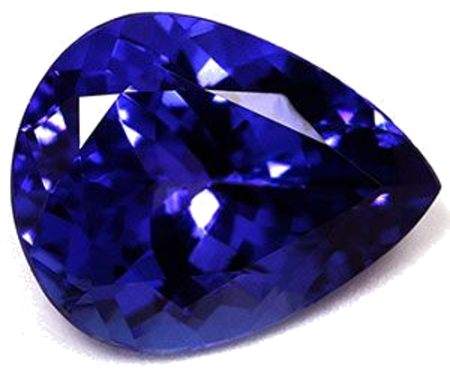 3.17 carat BLUE Pear Tanzanite (1)