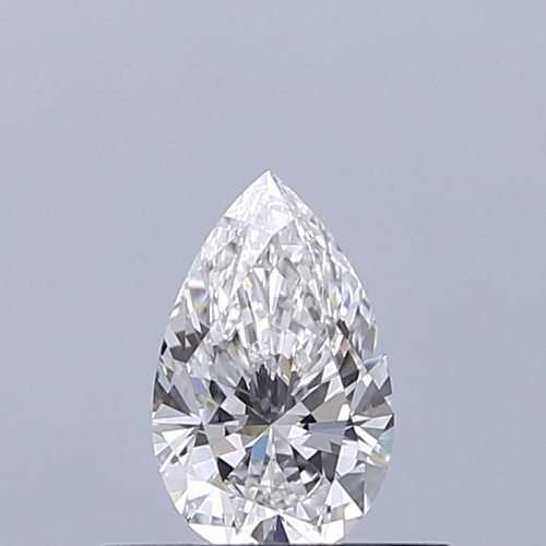 0.33 carat E-IF Natūralus Pear Deimantas (1)